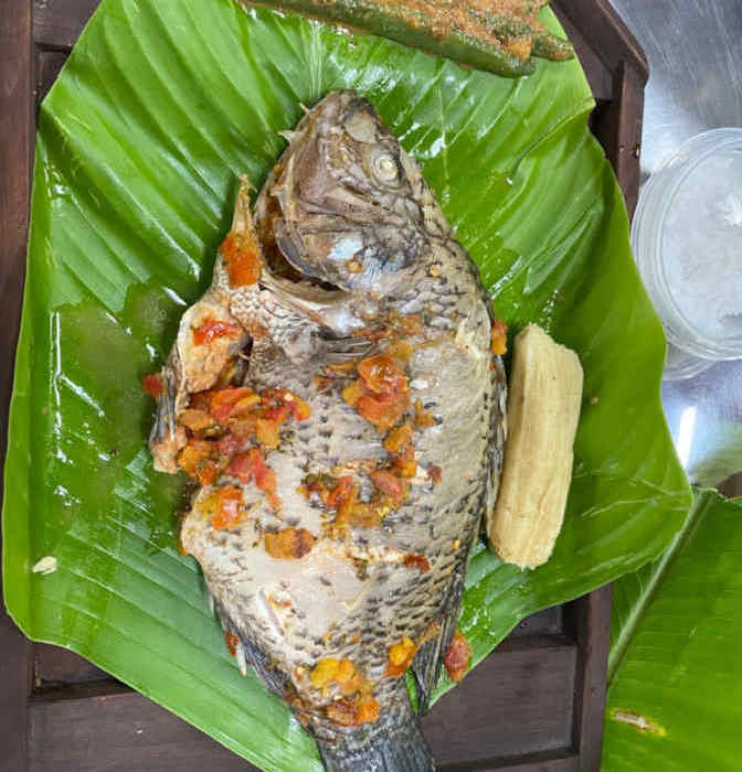 With An intimate, hands-on cooking experience in a real local kitchen, featuring fresh local ingredients and traditional fish preparation.